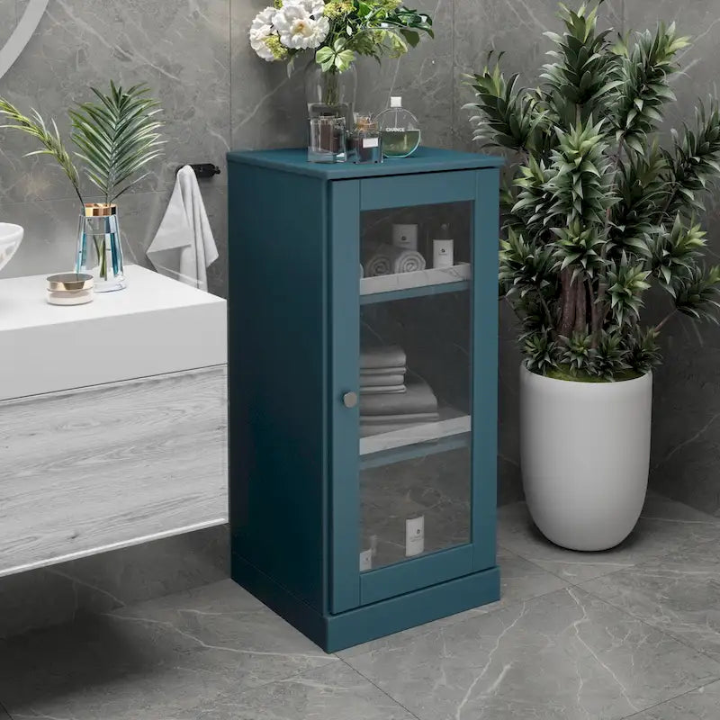 Meuble sous-vasque 100 % bois massif 42 cm avec portes en option par Palace Imports