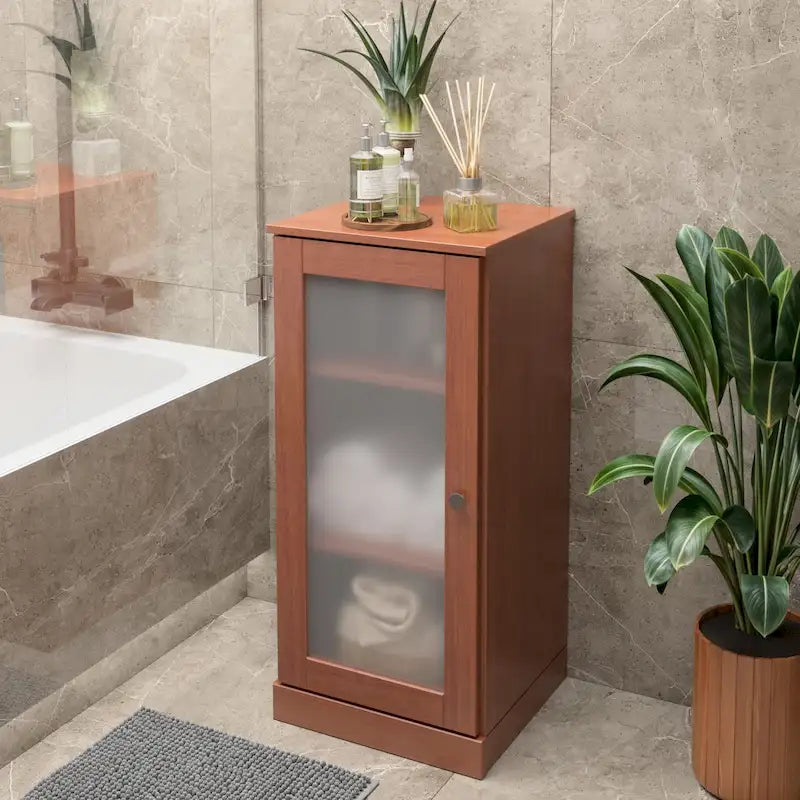 Meuble sous-vasque 100 % bois massif 42 cm avec portes en option par Palace Imports