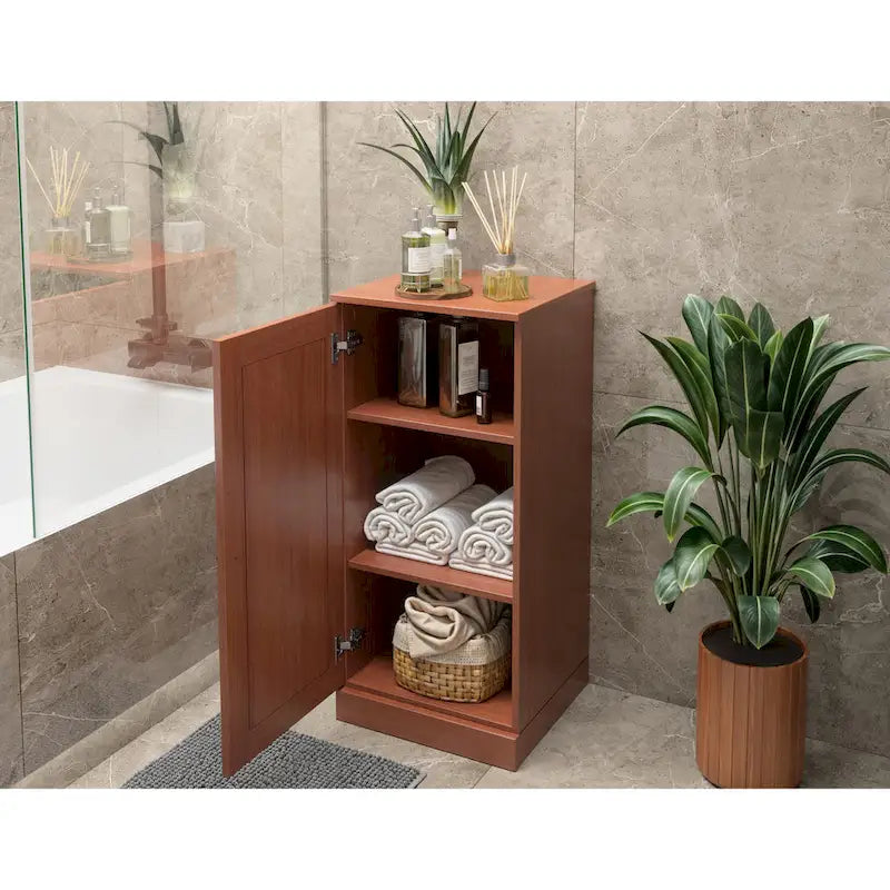 Meuble sous-vasque 100 % bois massif 42 cm avec portes en option par Palace Imports