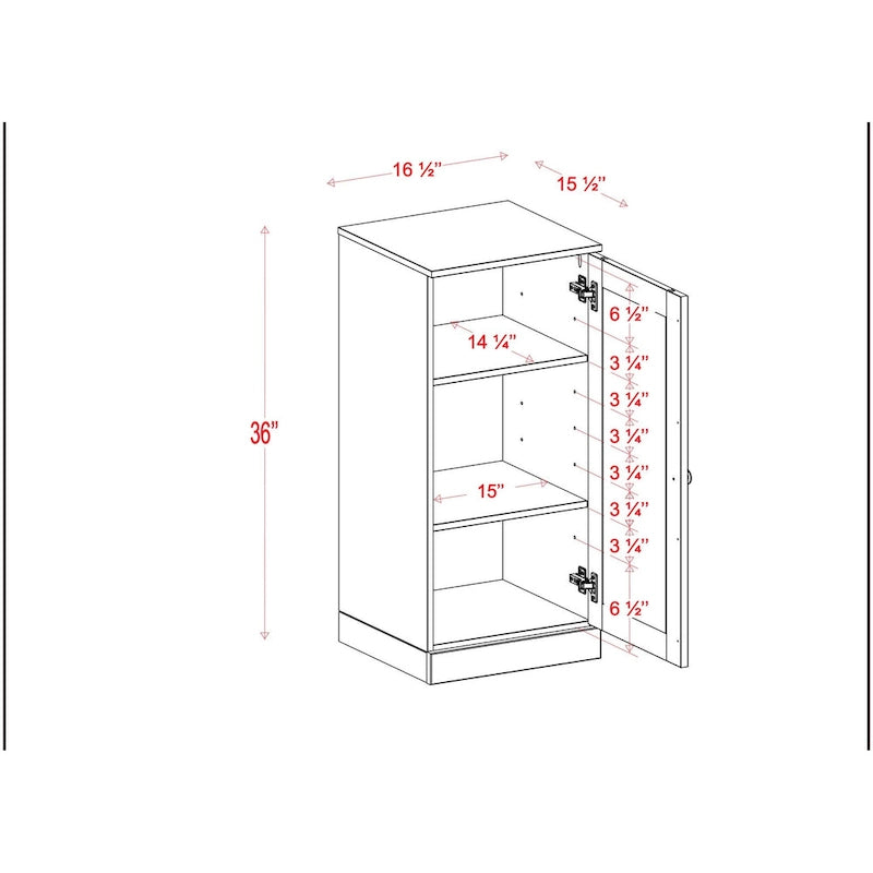 Meuble sous-vasque 100 % bois massif 42 cm avec portes en option par Palace Imports