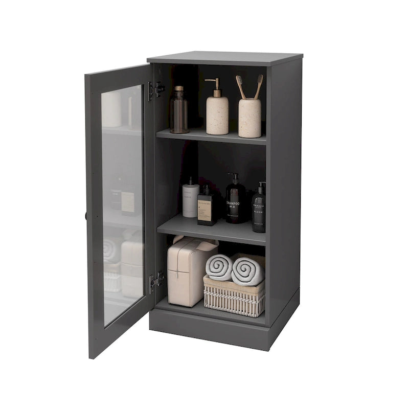 Meuble sous-vasque 100 % bois massif 42 cm avec portes en option par Palace Imports