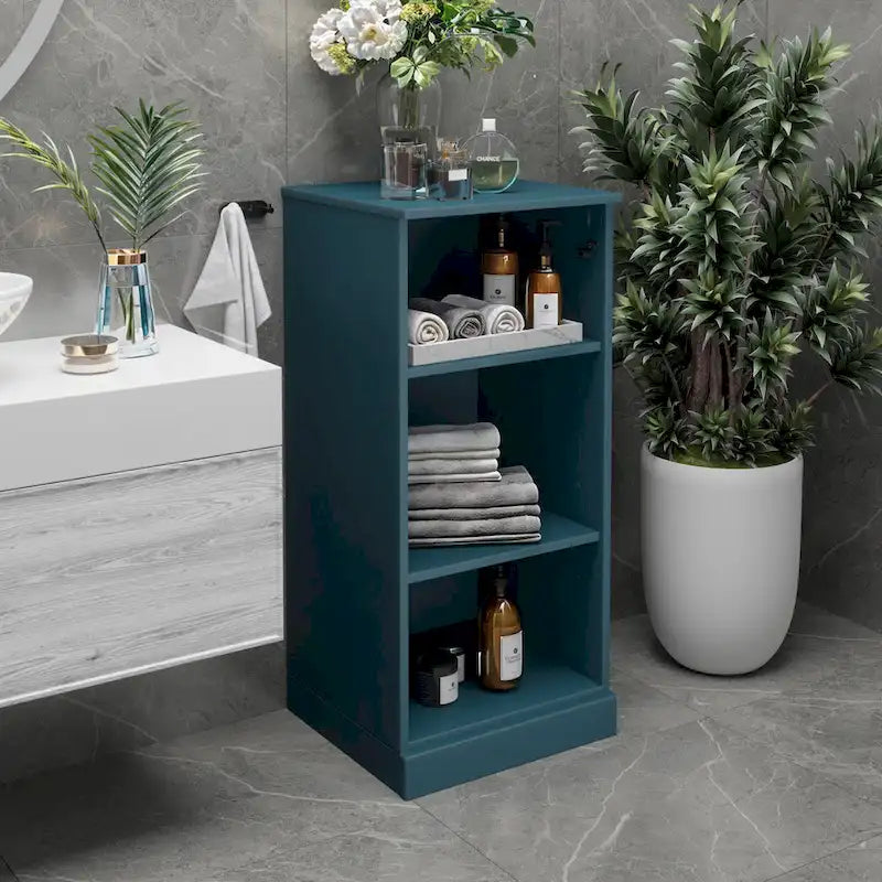 Meuble sous-vasque 100 % bois massif 42 cm avec portes en option par Palace Imports