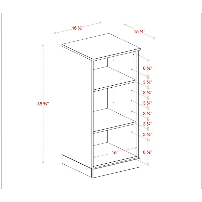 Meuble sous-vasque 100 % bois massif 42 cm avec portes en option par Palace Imports