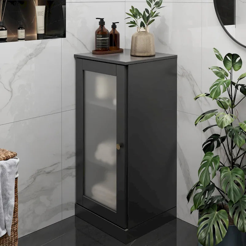Meuble sous-vasque 100 % bois massif 42 cm avec portes en option par Palace Imports