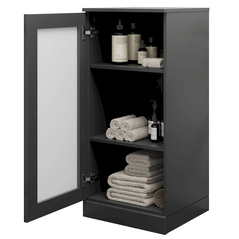 Meuble sous-vasque 100 % bois massif 42 cm avec portes en option par Palace Imports