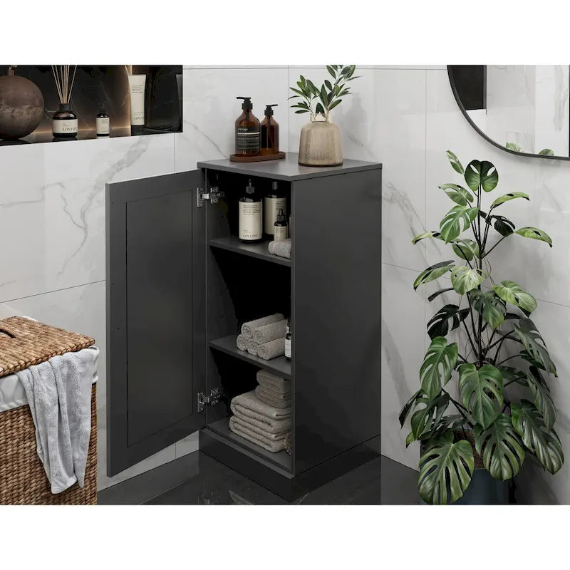 Meuble sous-vasque 100 % bois massif 42 cm avec portes en option par Palace Imports