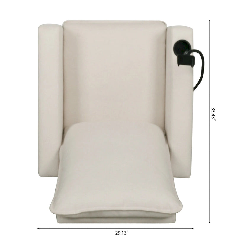 Fauteuils inclinables pour adultes, canapé inclinable réglable avec support de téléphone portable et porte-gobelet
