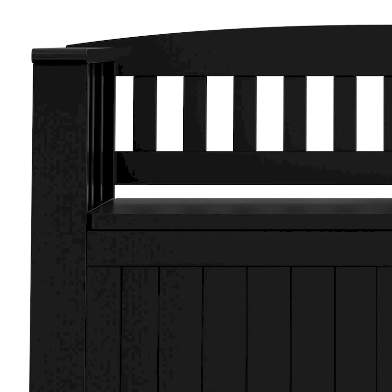 WYNDENHALL Normandy Banc de rangement de petite taille en bois massif, 36 po de large, style transitoire