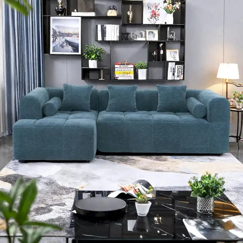 101.2 Canapé modulaire Chenille avec assise profonde, design combinable et structure en mousse haute densité