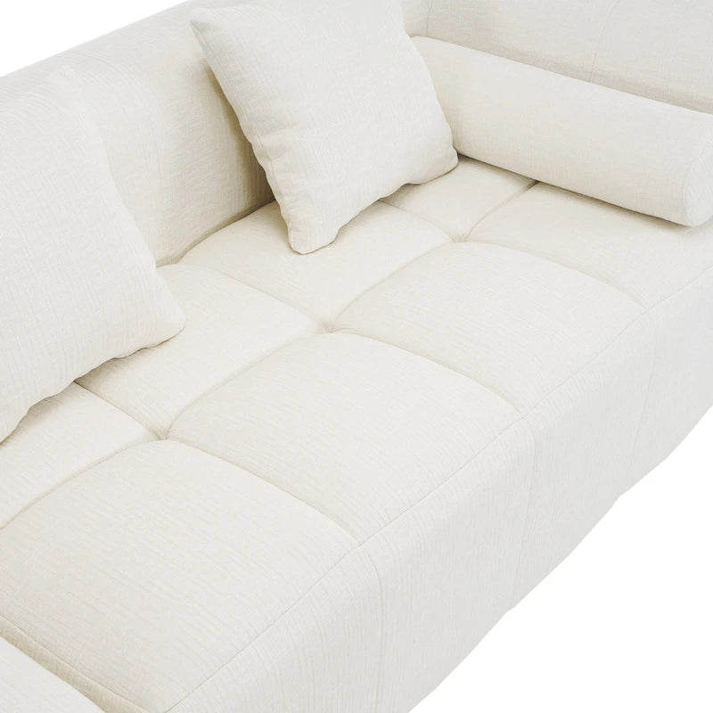 101.2 Canapé modulaire Chenille avec assise profonde, design combinable et structure en mousse haute densité