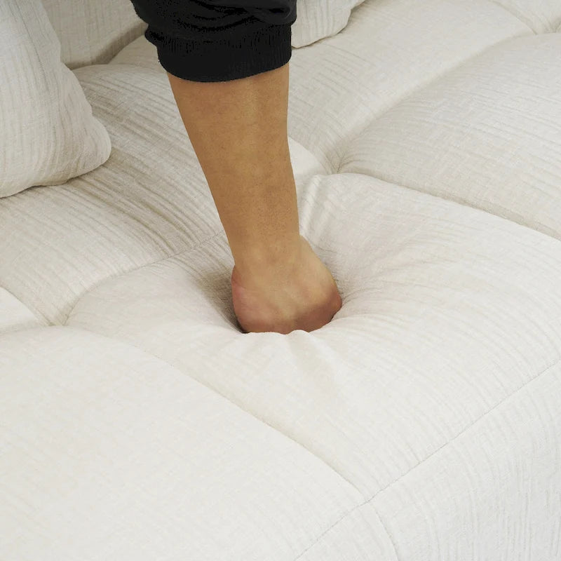 101.2 Canapé modulaire Chenille avec assise profonde, design combinable et structure en mousse haute densité