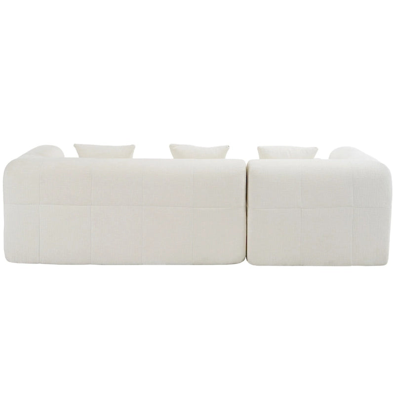 101.2 Canapé modulaire Chenille avec assise profonde, design combinable et structure en mousse haute densité