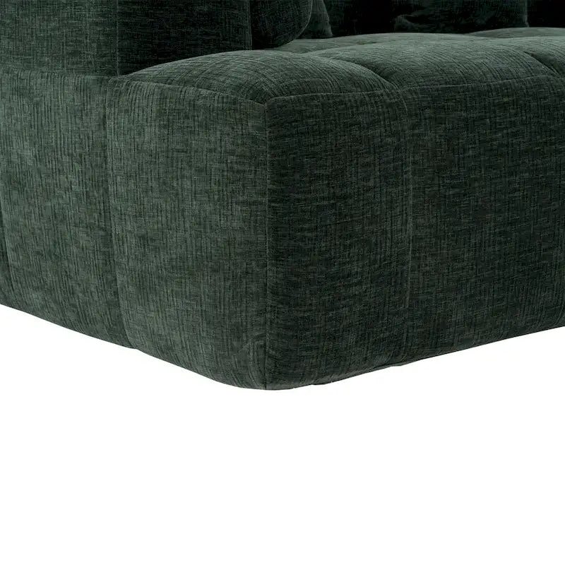 101.2 Canapé modulaire Chenille avec assise profonde, design combinable et structure en mousse haute densité