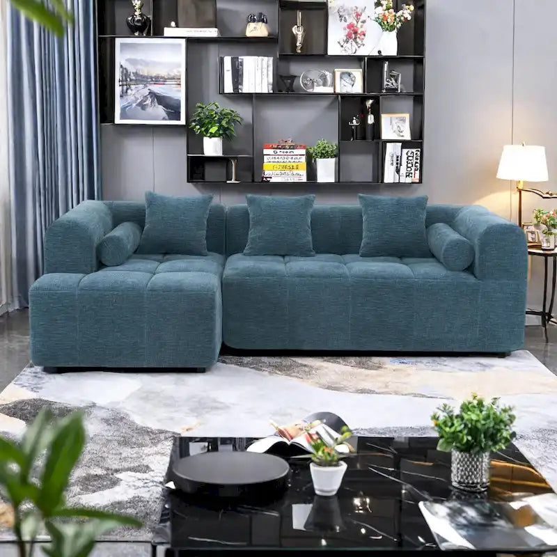 101.2 Canapé modulaire Chenille avec assise profonde, design combinable et structure en mousse haute densité