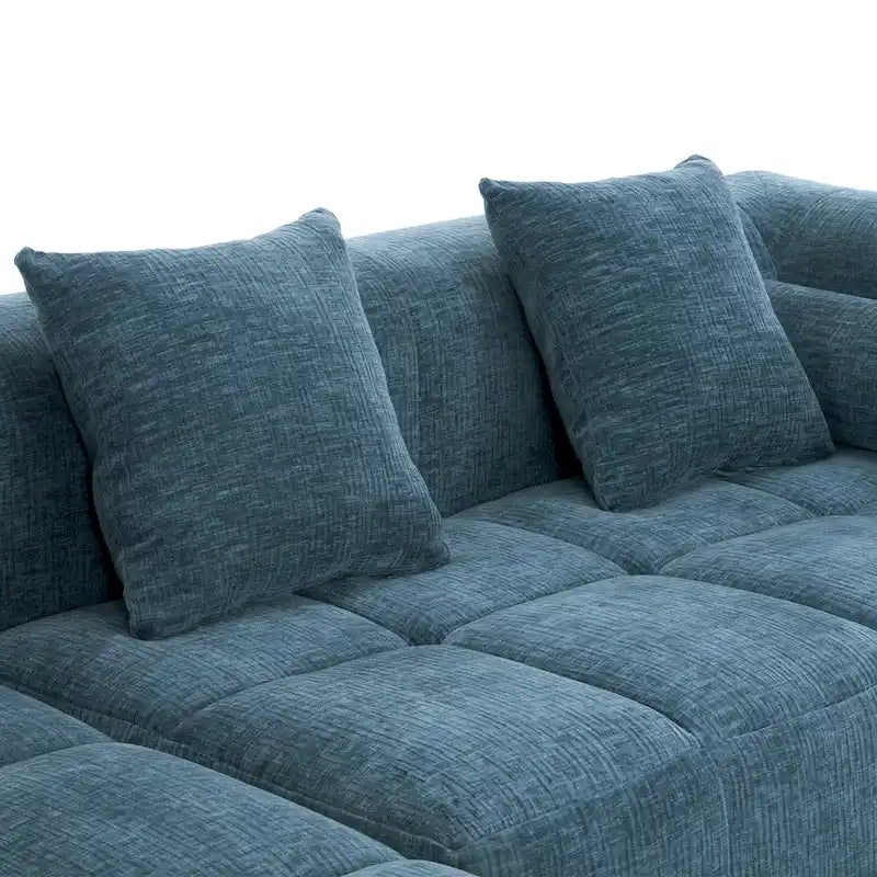 101.2 Canapé modulaire Chenille avec assise profonde, design combinable et structure en mousse haute densité