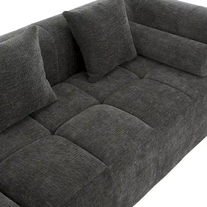 101.2 Canapé modulaire Chenille avec assise profonde, design combinable et structure en mousse haute densité