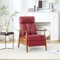 Chaise longue réglable rouge vin 26,38 po