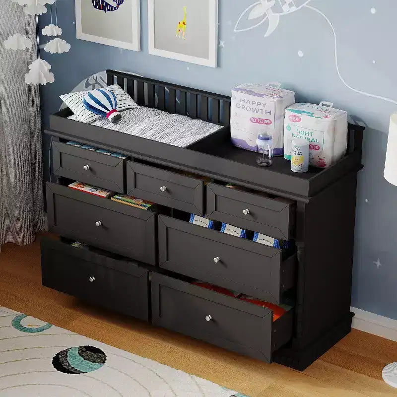 Commode à langer polyvalente Famapy : Conception convertible, tiroirs spacieux, évolutive avec votre tout-petit