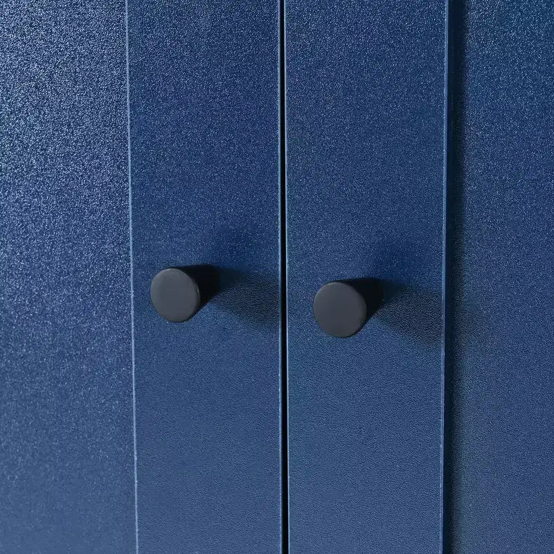 Garde-manger de cuisine autoportant 77H, armoire de rangement de style ferme avec étagères réglables, étagères de porte, tiroirs et casiers à vin - ModernLuxe