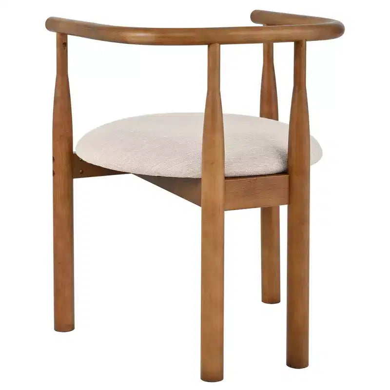 Ensemble de salle à manger 7 pièces avec table ovale et 6 chaises, grand ensemble de table de cuisine de 180 cm pour 6 personnes avec 6 chaises de salle à manger rembourrées, Noyer - Christopher Knight Home