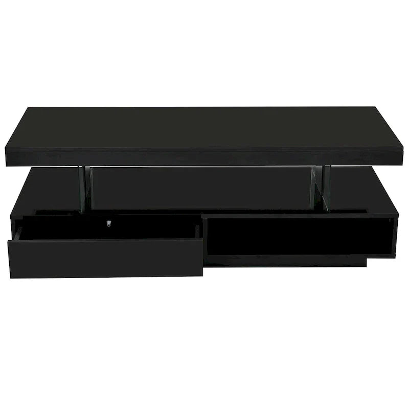 Table basse LED U-Can avec rangement