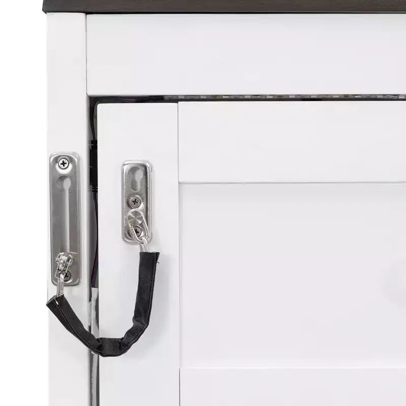 Lit escamotable double avec éclairage LED, peut être plié en armoire, armoire-lit murale dissimulée pour chambre d'amis