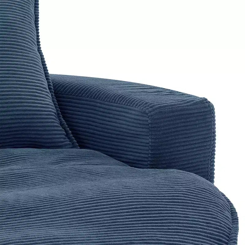 Fauteuil d'appoint pivotant à 360°, Fauteuil pivotant rond en forme de baril avec coussin pour salon