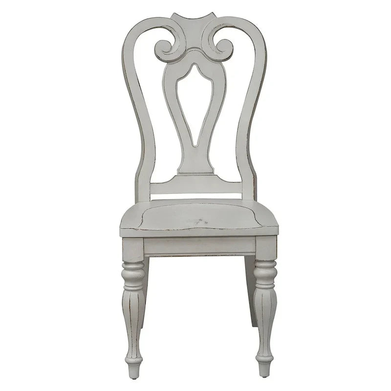 Chaise d'appoint à dossier droit Splat de Magnolia Manor (lot de 2)