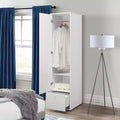 Armoire de rangement Corry de Kings Brand Furniture, blanc