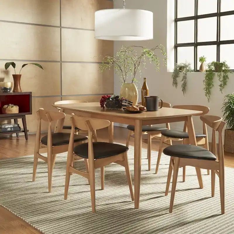 Ensemble de salle à manger conique en chêne danois norvégien par iNSPIRE Q Modern