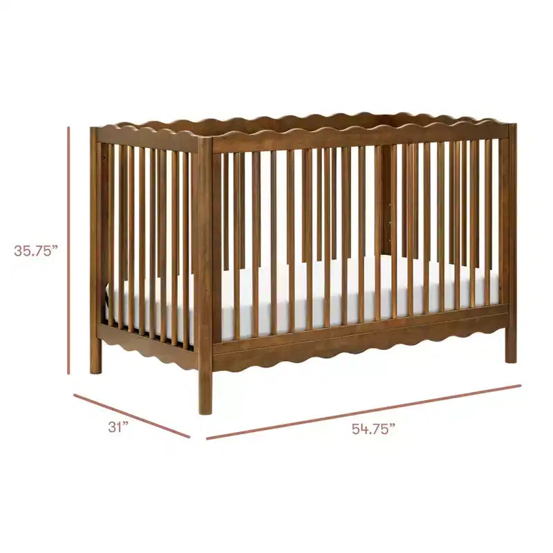 Lit de bébé convertible 4-en-1 Swell de Babyletto avec kit de conversion en lit de tout-petit