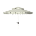 Parasol déporté double toit 274 cm avec cantonnière Kjerstin SAFAVIEH Outdoor