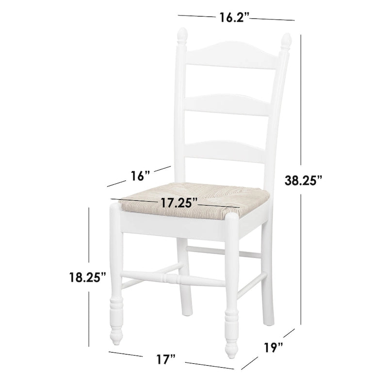 Chaise de salle à manger Jessie Ladder de Simple Living (lot de 2)