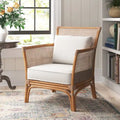 Fauteuil d'appoint en rotin Tatum