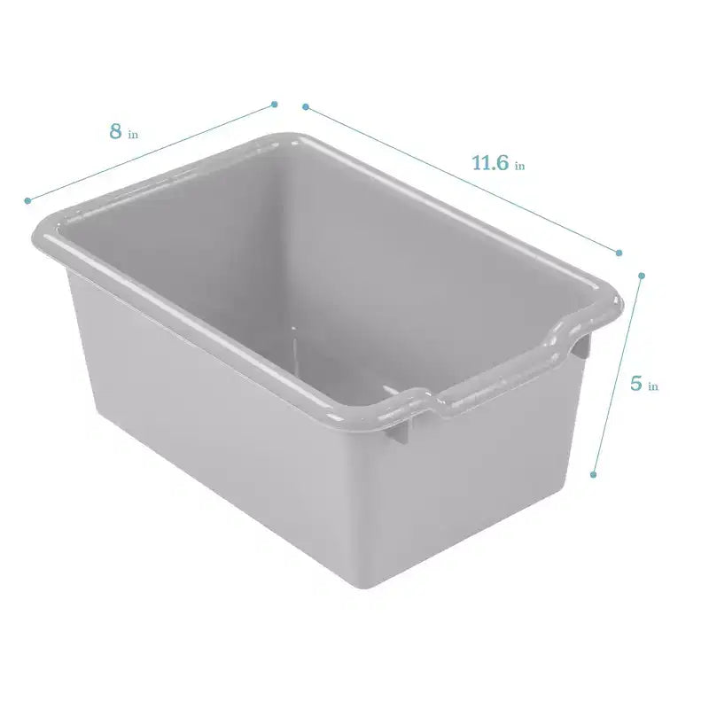 Meuble de rangement à roulettes Cubby avec 15 bacs à ouverture frontale, 3x4, Meuble pour enfants