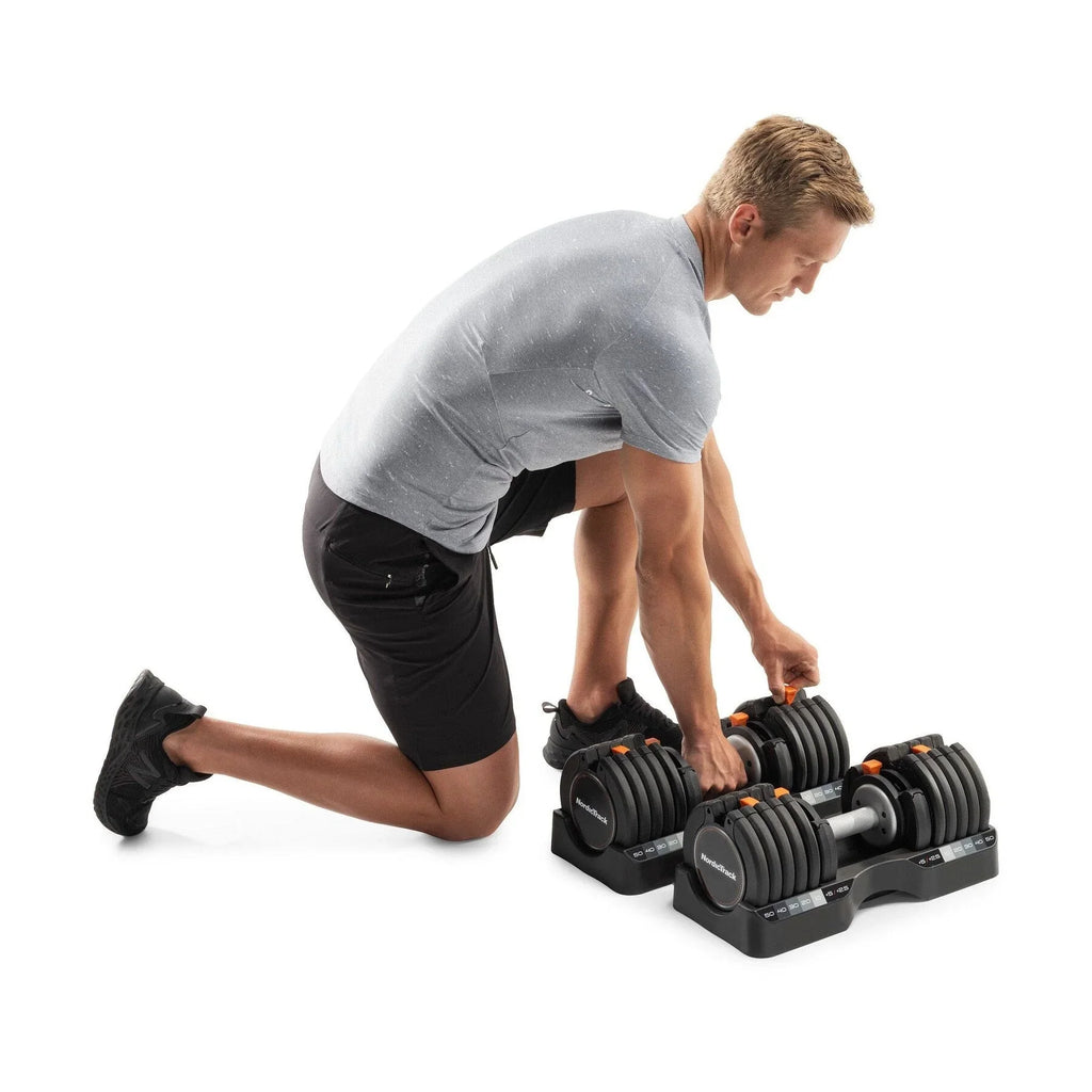 Ensemble d'haltères ajustables NordicTrack de 25 kg (55 lb)