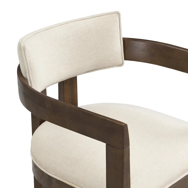 Chaise de salle à manger moderne sophistiquée Conrad avec accoudoirs par Christopher Knight Home