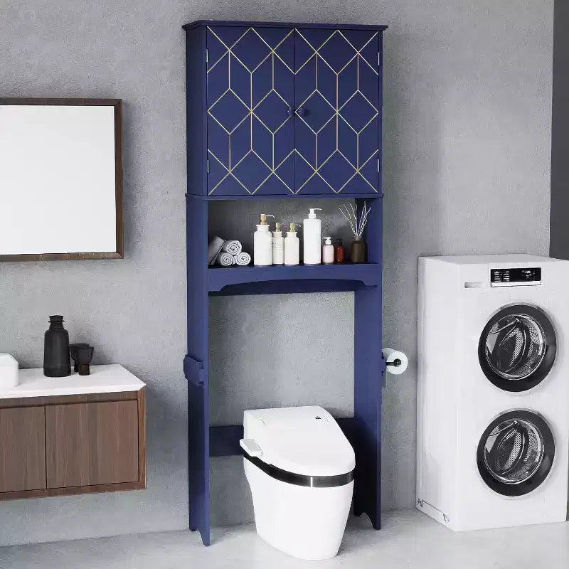 Meuble de rangement pour WC, étagère WC.