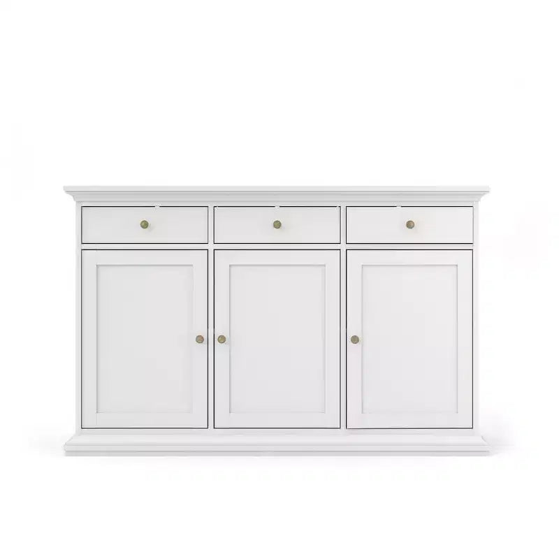 Tvilum, Buffet 3 portes et 3 tiroirs, Blanc