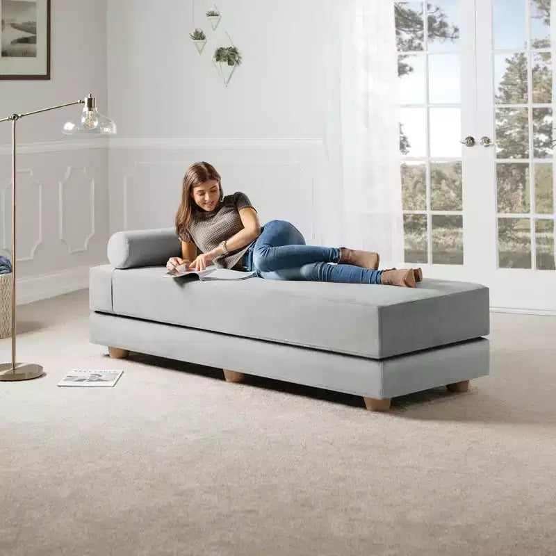 Lit de repos / Lit pliant grand format (Queen-Size) - Microvelours