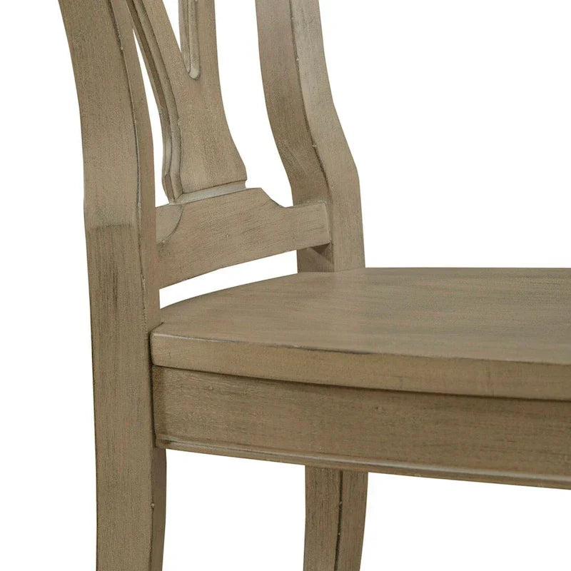 Chaise d'appoint à dossier droit Splat de Magnolia Manor (lot de 2)