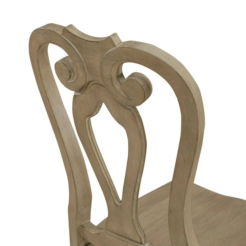 Chaise d'appoint à dossier droit Splat de Magnolia Manor (lot de 2)