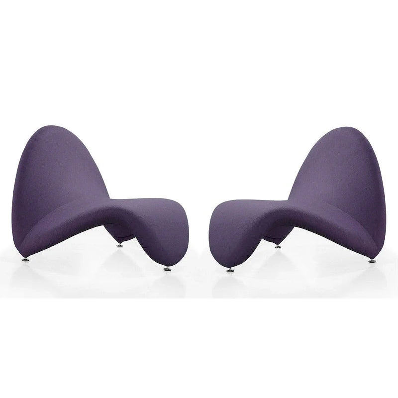 Fauteuil d'appoint en mélange de laine