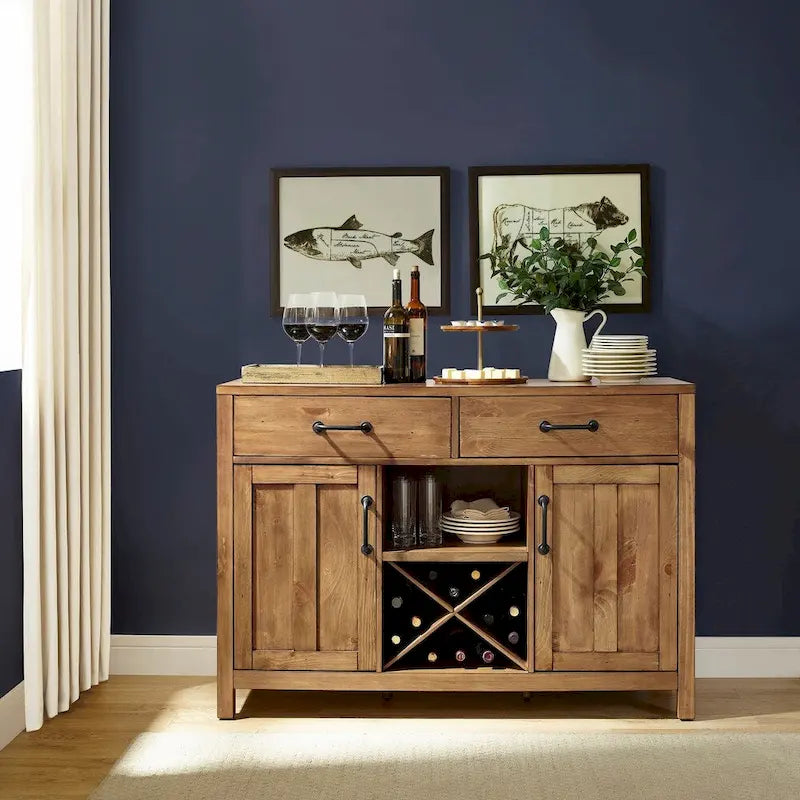 Buffet Crosley Roots en finition naturelle - 52 L x 18 P x 36 H
