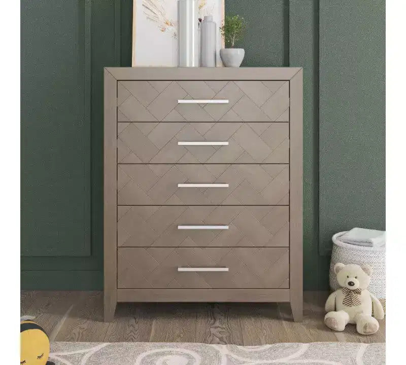 Ensemble de chambre de bébé 3 pièces Child Craft Kieran comprenant un lit de bébé convertible 4-en-1, une commode double et une commode