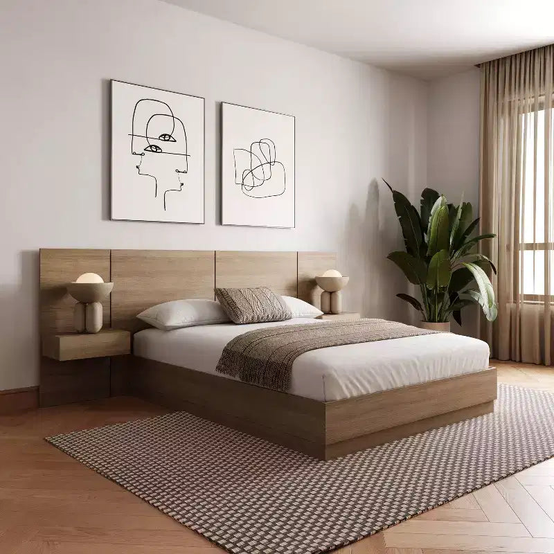 Ensemble de chambre Queen Milano 4 pièces Nexera