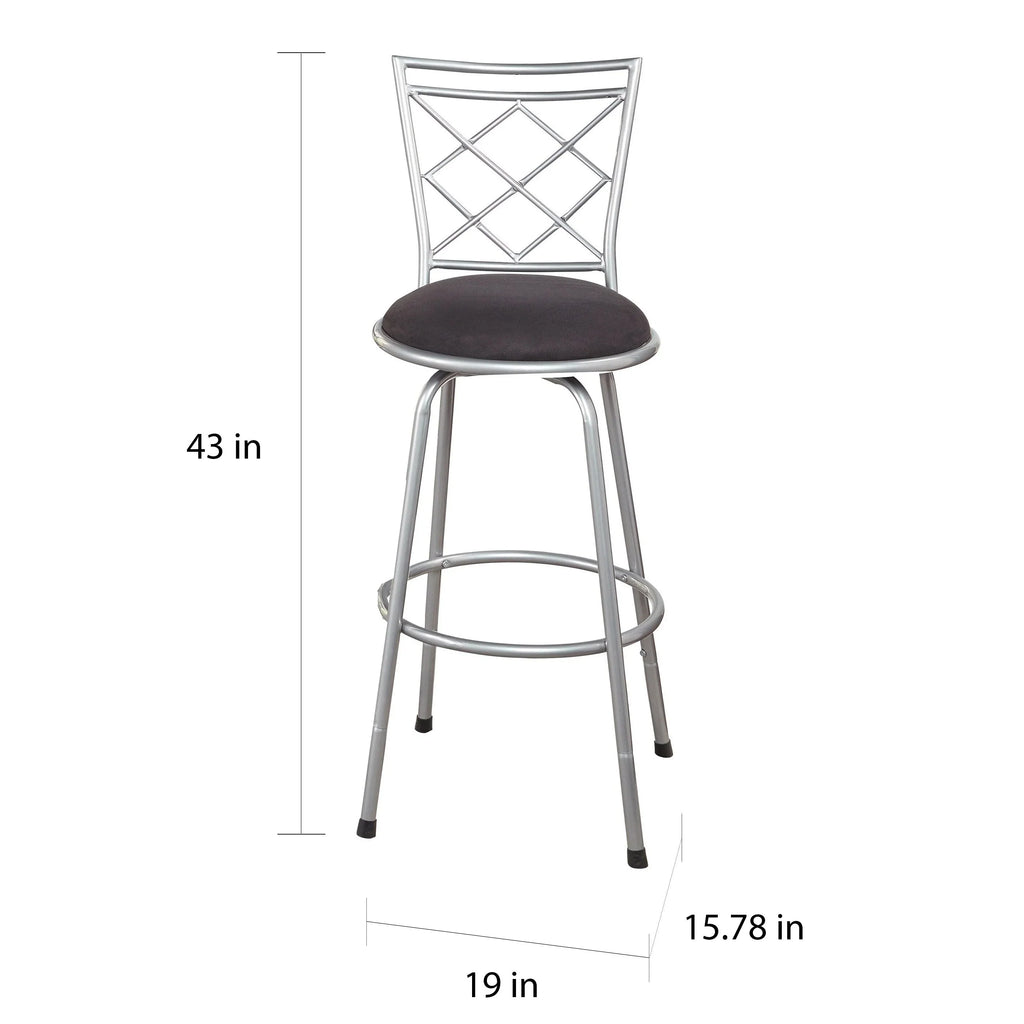 Tabourets Alyssa à hauteur réglable et pivotants Simple Living (lot de 3)