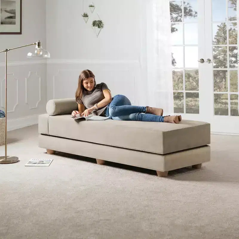 Lit de repos / Lit pliant grand format (Queen-Size) - Microvelours