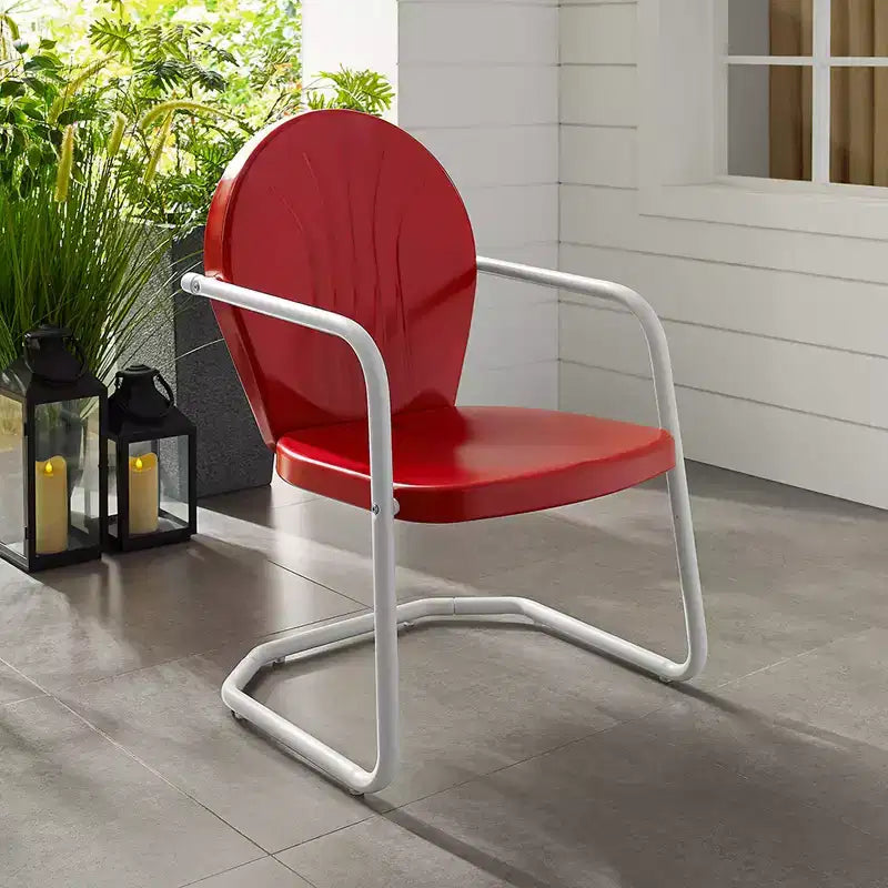 Fauteuil de terrasse en métal