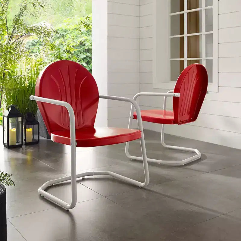 Fauteuil de terrasse en métal